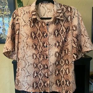 Snake Skin Top